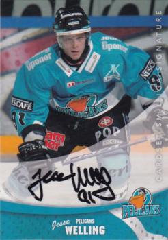 2004-05 Cardset Finland - Autographs #99 Jesse Welling Front
