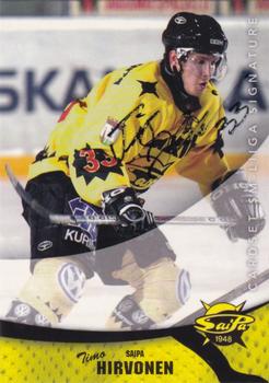 2004-05 Cardset Finland - Autographs #110 Timo Hirvonen Front