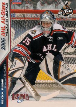 2005-06 Choice 2006 AHL All-Stars #31 Pekka Rinne Front