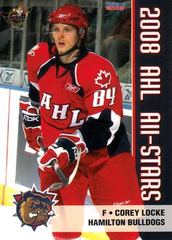 2007-08 Choice 2008 AHL All-Stars #19 Corey Locke Front