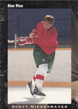 1991 Star Pics #13 Scott Niedermayer Front