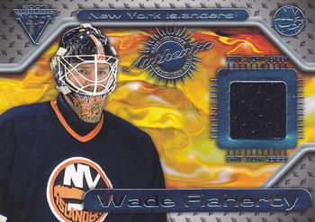 2000-01 Pacific Private Stock Titanium - Game-Used Gear #109 Wade Flaherty Front