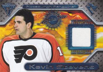 2000-01 Pacific Private Stock Titanium - Game-Used Gear #141 Kevin Stevens Front