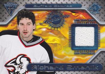 2000-01 Pacific Private Stock Titanium - Game-Used Gear #62 Richard Smehlik Front