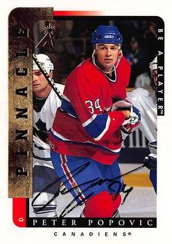 1996-97 Pinnacle Be a Player - Autographs #6 Peter Popovic Front