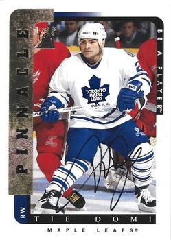 1996-97 Pinnacle Be a Player - Autographs #47 Tie Domi Front