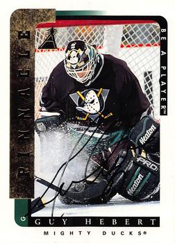 1996-97 Pinnacle Be a Player - Autographs #61 Guy Hebert Front