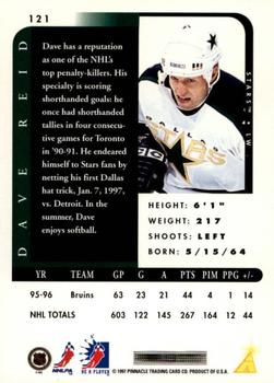 1996-97 Pinnacle Be a Player - Autographs #121 Dave Reid Back