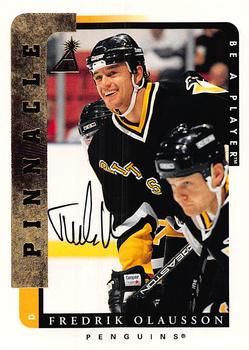 1996-97 Pinnacle Be a Player - Autographs #134 Fredrik Olausson Front