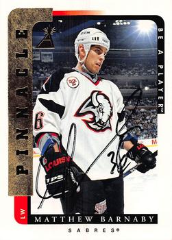 1996-97 Pinnacle Be a Player - Autographs #147 Matthew Barnaby Front