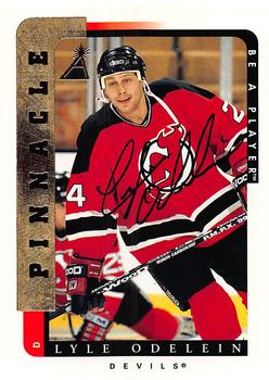 1996-97 Pinnacle Be a Player - Autographs #148 Lyle Odelein Front