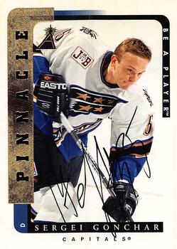 1996-97 Pinnacle Be a Player - Autographs #150 Sergei Gonchar Front