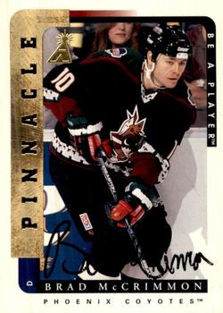 1996-97 Pinnacle Be a Player - Autographs #168 Brad McCrimmon Front