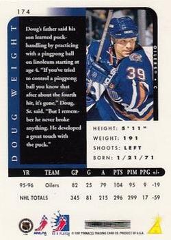 1996-97 Pinnacle Be a Player - Autographs #174 Doug Weight Back