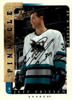 1996-97 Pinnacle Be a Player - Autographs #190 Jeff Friesen Front