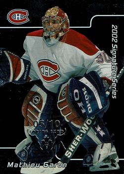2001-02 Be a Player Signature Series - Toronto Spring Expo #41 Mathieu Garon Front