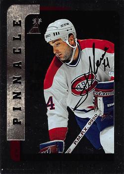 1996-97 Pinnacle Be a Player - Autographs Silver #50 Stephane Richer Front