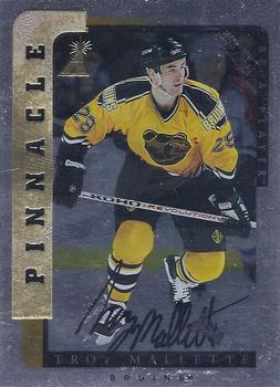 1996-97 Pinnacle Be a Player - Autographs Silver #72 Troy Mallette Front
