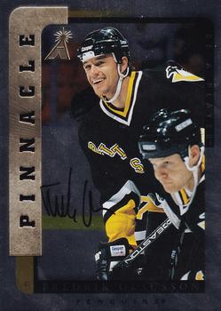 1996-97 Pinnacle Be a Player - Autographs Silver #134 Fredrik Olausson Front