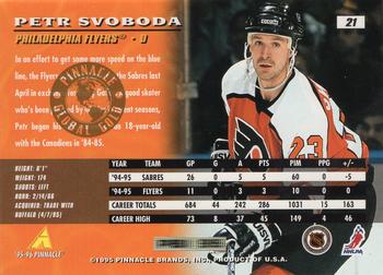 1995-96 Pinnacle - Global Gold #21 Petr Svoboda Back