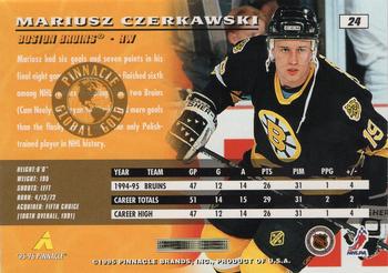 1995-96 Pinnacle - Global Gold #24 Mariusz Czerkawski Back