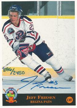 1994 Classic Pro Hockey Prospects - Autographs #NNO Jeff Friesen Front