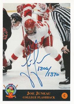 1994 Classic Pro Hockey Prospects - Autographs #NNO Joe Juneau Front