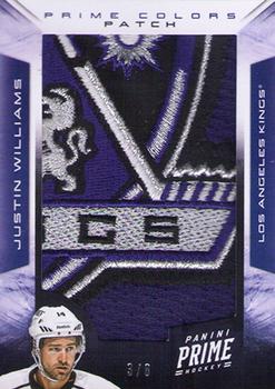2012-13 Panini Prime - Colors Patch #77 Justin Williams Front