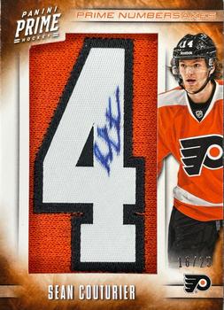 2012-13 Panini Prime - Numbersakes Autographs #33 Sean Couturier Front