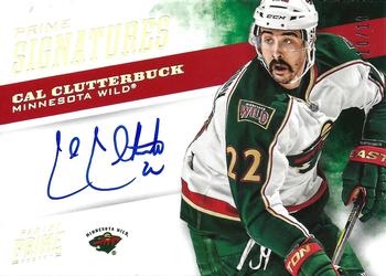 2012-13 Panini Prime - Signatures Holo Silver #13 Cal Clutterbuck Front