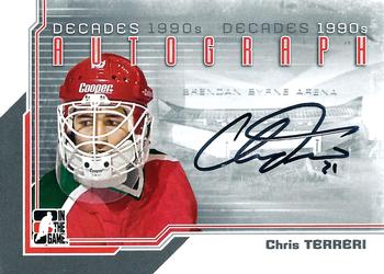 2013-14 In The Game Decades 1990s - Autographs #A-CT Chris Terreri Front