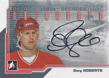 2013-14 In The Game Decades 1990s - Autographs #A-GR Gary Roberts Front