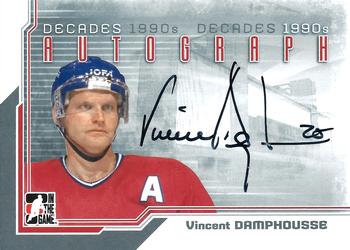 2013-14 In The Game Decades 1990s - Autographs #A-VD Vincent Damphousse Front