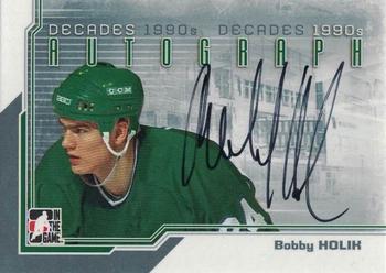 2013-14 In The Game Decades 1990s - Autographs #A-BHO Bobby Holik Front