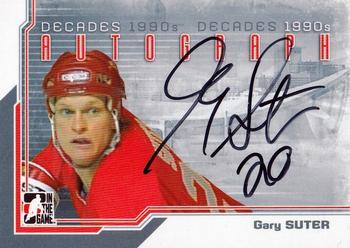 2013-14 In The Game Decades 1990s - Autographs #A-GSU Gary Suter Front