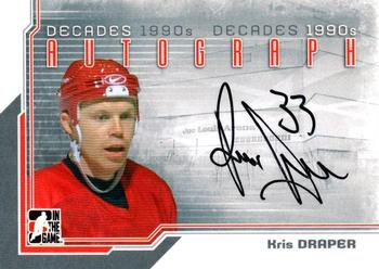 2013-14 In The Game Decades 1990s - Autographs #A-KD Kris Draper Front