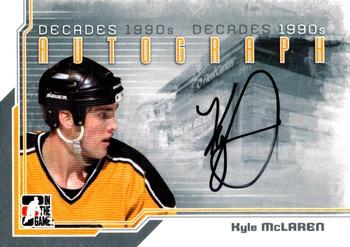 2013-14 In The Game Decades 1990s - Autographs #A-KMCL Kyle McLaren Front