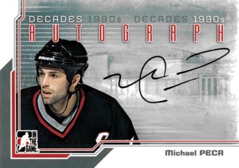 2013-14 In The Game Decades 1990s - Autographs #A-MP Michael Peca Front