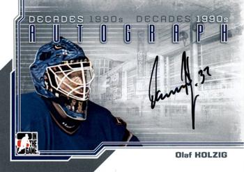 2013-14 In The Game Decades 1990s - Autographs #A-OK Olaf Kolzig Front