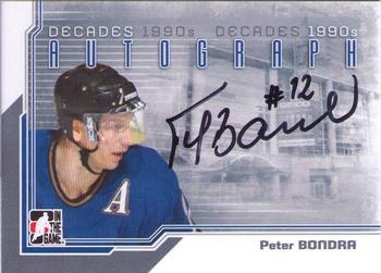 2013-14 In The Game Decades 1990s - Autographs #A-PBO Peter Bondra Front