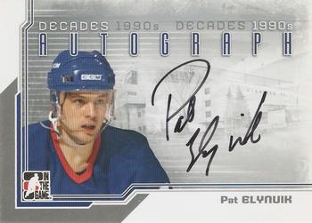 2013-14 In The Game Decades 1990s - Autographs #A-PE Pat Elynuik Front