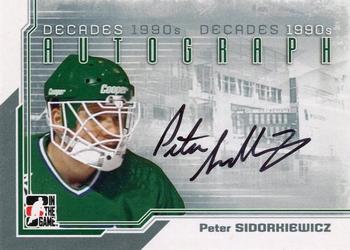 2013-14 In The Game Decades 1990s - Autographs #A-PS Peter Sidorkiewicz Front