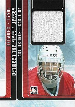 2013-14 In The Game Decades 1990s - Between the Pipes Jersey Black #BTPJ-01 Arturs Irbe Front