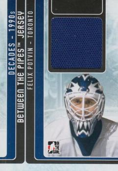 2013-14 In The Game Decades 1990s - Between the Pipes Jersey Black #BTPJ-05 Felix Potvin Front