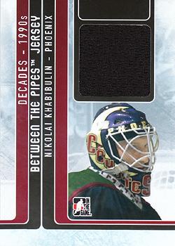2013-14 In The Game Decades 1990s - Between the Pipes Jersey Black #BTPJ-08 Nikolai Khabibulin Front