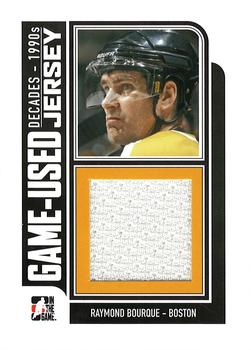 2013-14 In The Game Decades 1990s - Game Used Jerseys Black #M-34 Ray Bourque Front