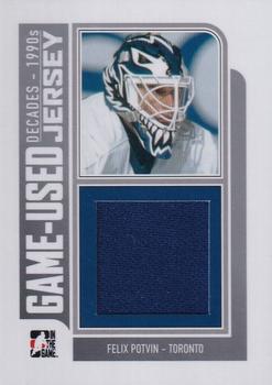 2013-14 In The Game Decades 1990s - Game Used Jerseys Silver #M-11 Felix Potvin Front