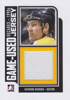 2013-14 In The Game Decades 1990s - Game Used Jerseys Silver #M-34 Ray Bourque Front