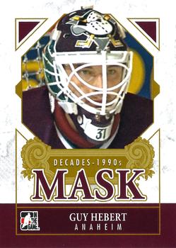 2013-14 In The Game Decades 1990s - Decades Mask #DM-10 Guy Hebert Front