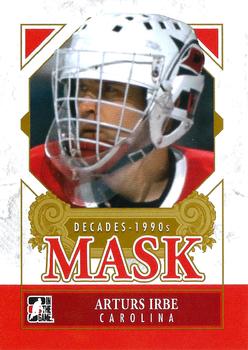 2013-14 In The Game Decades 1990s - Decades Mask #DM-02 Arturs Irbe Front